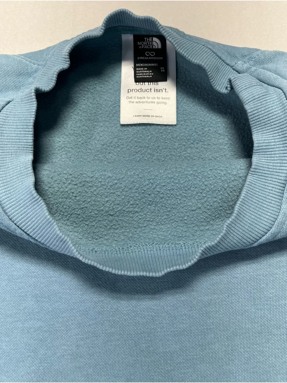 The North Face Men’s Evolution Crewneck Sweatshirt Teal Blue - XL
